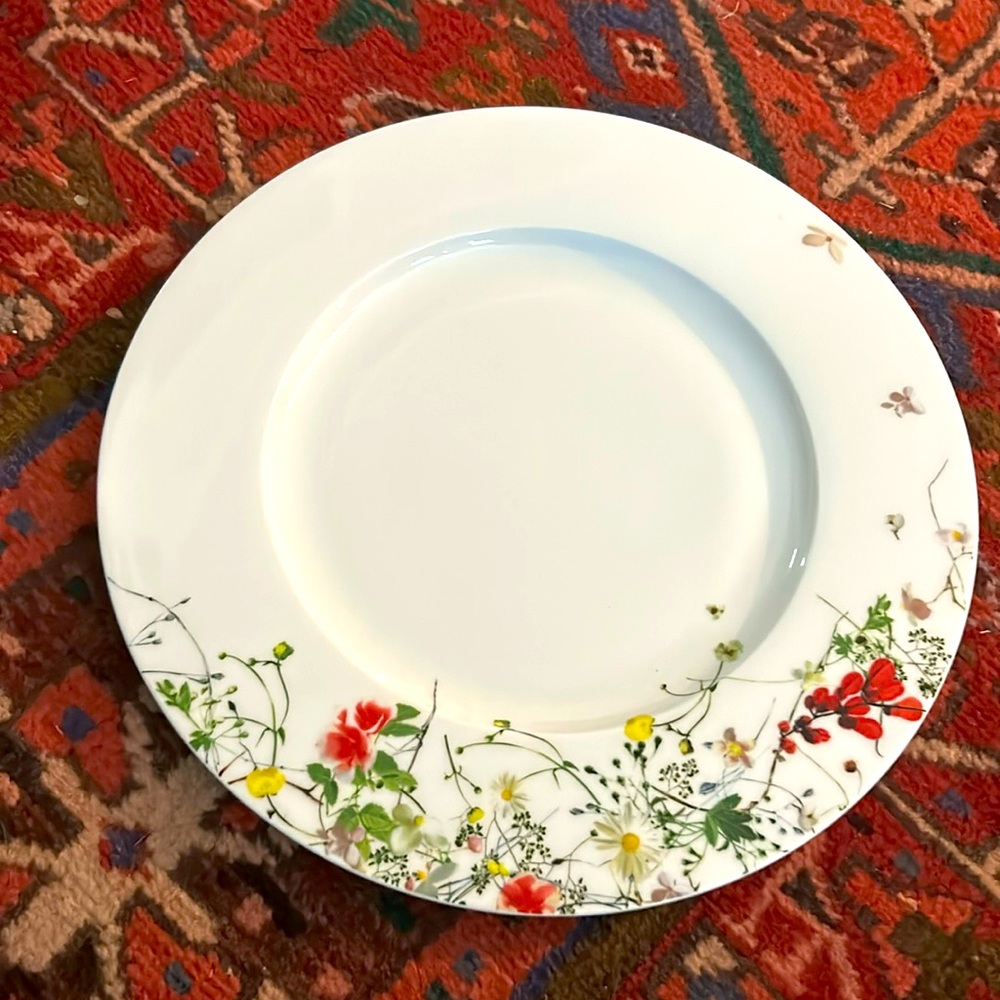 Rosenthal Brillance Premium Bone Chine Fleurs Sauvages (2 plates)